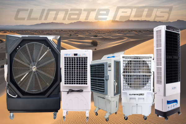 Portable evaporative air coolers