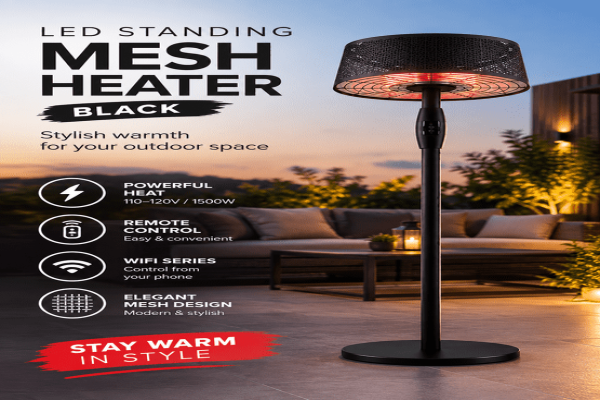 LED Electric Standing MESH Lamp