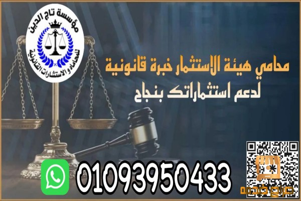 محامي استثمار