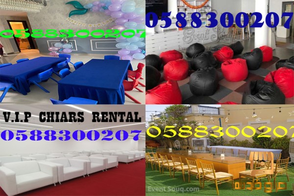 Condolence and wedding chairs rentals