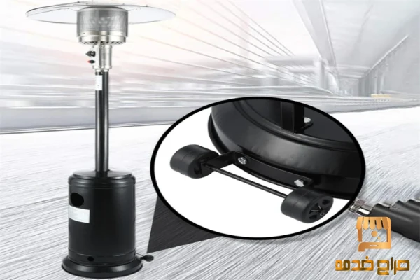 Black Mushroom Patio Gas Heater