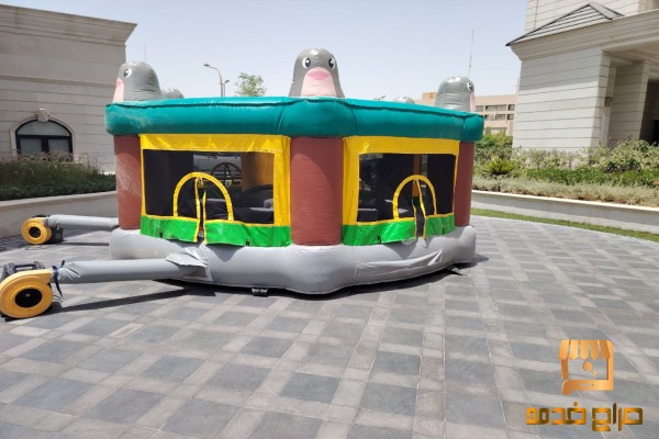 زحاليق هوائيه نطيطات للايجار