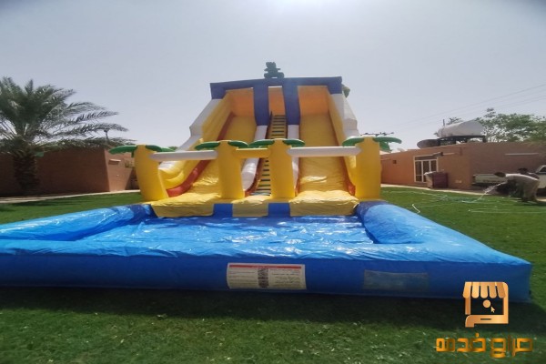 زحاليق مائية للايجار ملاعب صابونيه