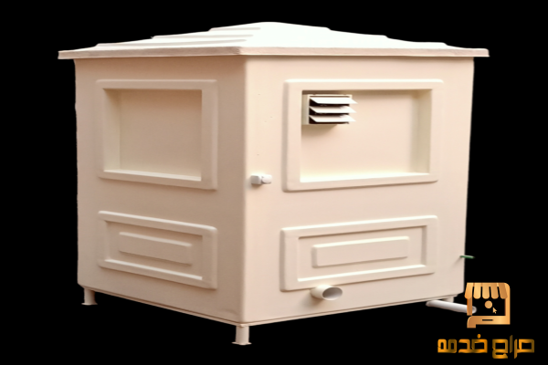 مصنع حمامات متنقلة الفيبر جلاس