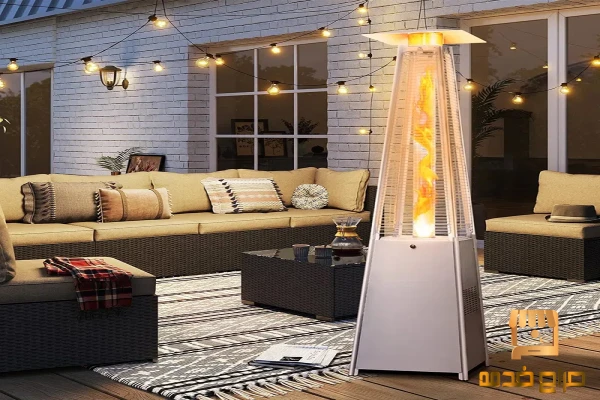 SS Pyramid gas patio heater