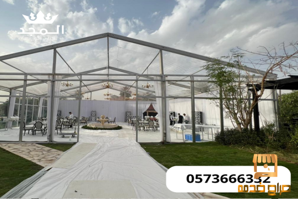 خيام اوربية تاجير طاولة طعام