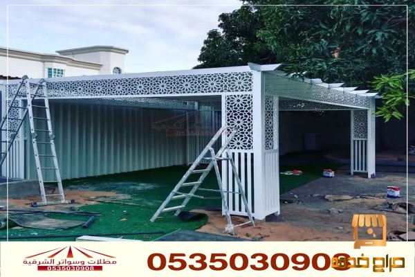 برجولات خشبية تنسيقات حدائق