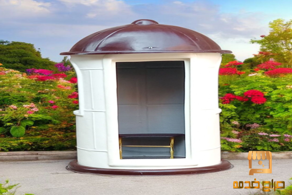 كشك امن للبيع دهب للفيبر جلاس