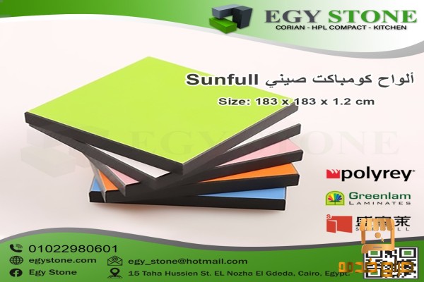 مقاسات الواح الكومباكت المختلفة