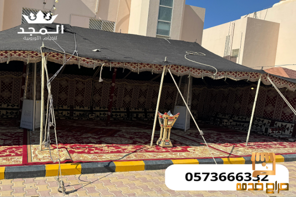 خيام شعبية تأجير طاولات