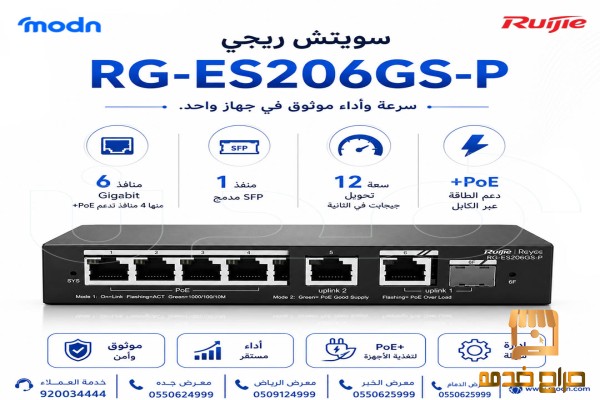 سويتش ريجي سرعة وأداء موثوق لشبكتك