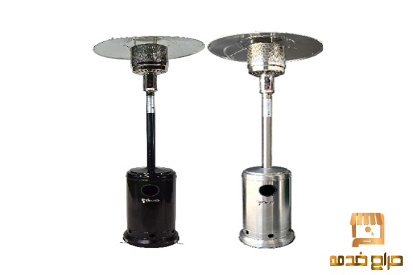 Patio heater for outdoor mushroom