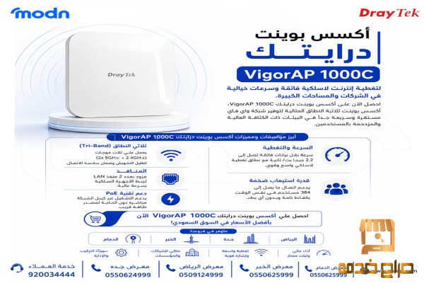 أكسس بوينت درايتك متوفر الآن في مدن