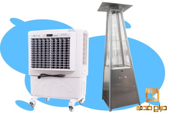 Outdoor heaters and air coolers