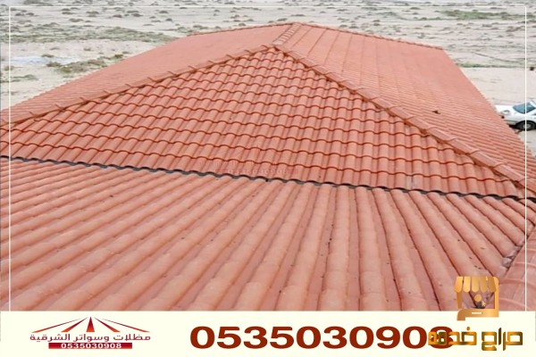 بيوت شعر برجولات خشبية