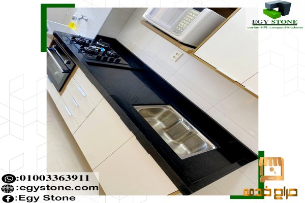 كاونتر توب من الكوريان الرخام الصناعي