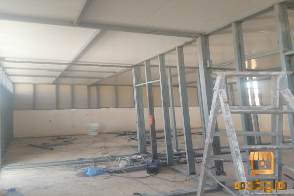 تركيب ساندوش بانل بناء ملاحق